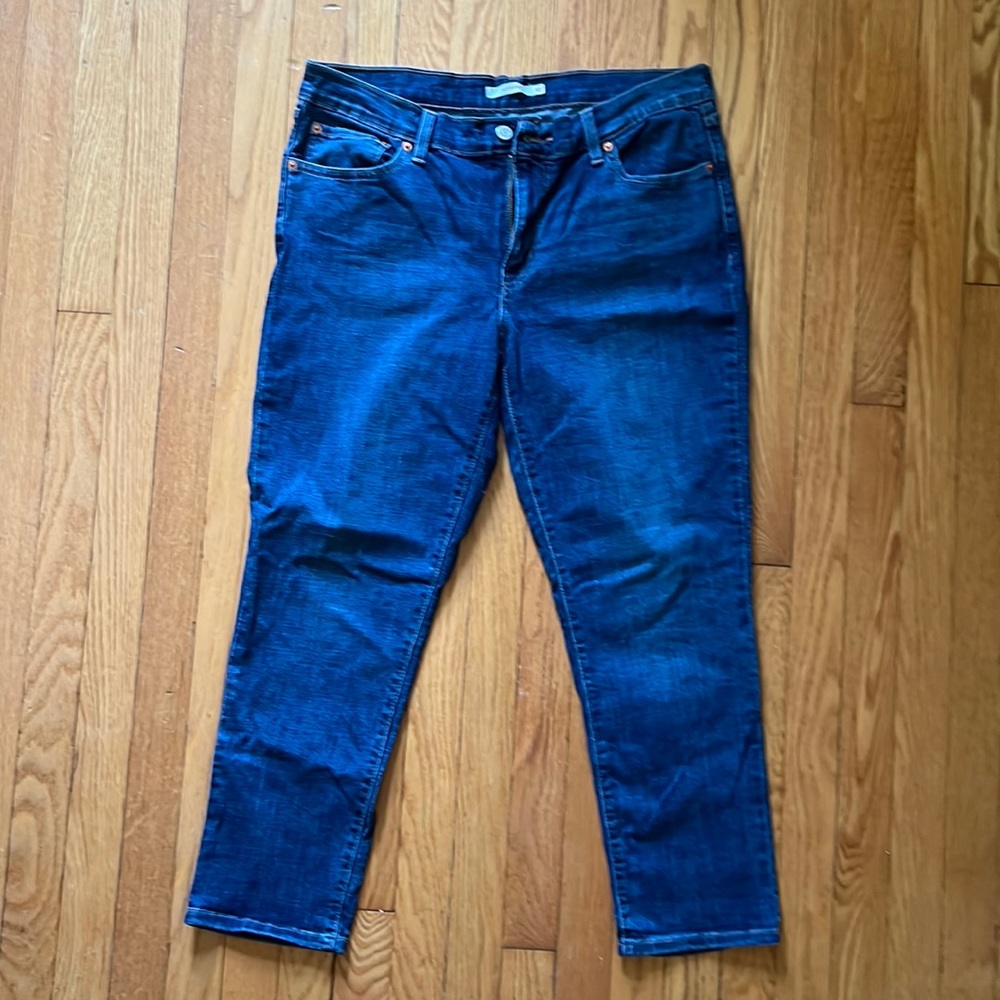 Levi Boyfriend Jeans - dark wash